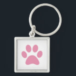 Porte-clés Paw     PrintKeychain<br><div class="desc">Amusant design Empreinte de patte pour amoureux des animaux!</div>