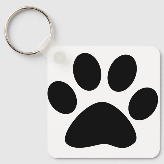 Porte-clés Paw Prints Pattern Dog Mom Gift Favor Christmas (Recto)