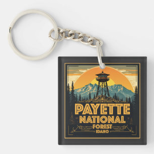 Porte-clés Payette Forêt Nationale Idaho
