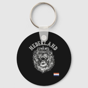 Porte-clés Pays-Bas Reto Netherlands Lion Hollande Hommes Née