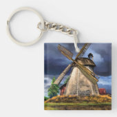 Porte-clés Pays-Bas Windmill Paysage Porte - clé cadeau (Devant)