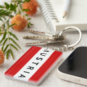 Porte-clés pays d'autriche symbole nom (Devant droit)