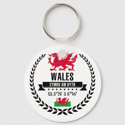 Porte-clés Pays de Galles (Recto)