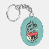 Porte-clés Pays Twang rouge/noir ID464 (Devant gauche)