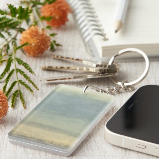 Porte-clés Paysage Abstrait avec ciel couvert (Devant droit)