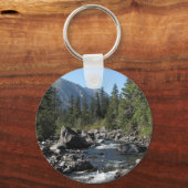 Porte-clés Paysage accidenté de la rivière Mountain (Recto)