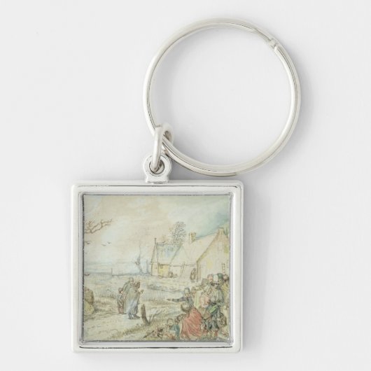 Porte-clés Paysage avec les diseurs de bonne aventure gitans (Devant)