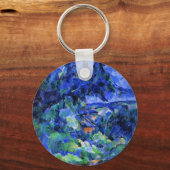 Porte-clés Paysage bleu par Paul Cezanne (Recto)