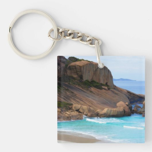 Porte-clés Paysage côtier (Devant)