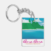 Porte-clés Paysage de Bora bora (Devant gauche)