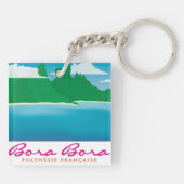 Porte-clés Paysage de Bora bora (Dos)