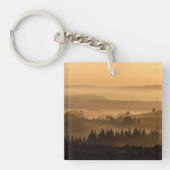 Porte-clés Paysage de coucher du soleil (Devant)