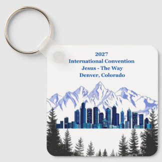 Porte-clés Paysage de Denver en hiver