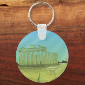 Porte-clés paysage de dessin animé d'Atlantas (Recto)