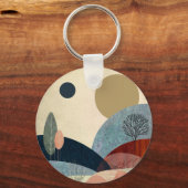 Porte-clés Paysage de Imaginaire Hills (Recto)