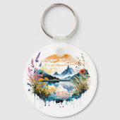 Porte-clés Paysage de montagne (Recto)