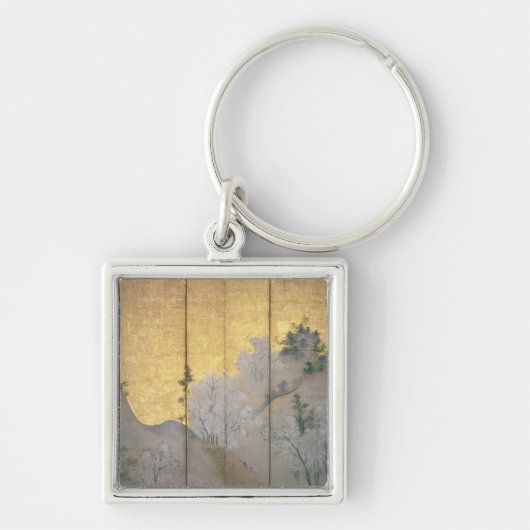 Porte-clés Paysage de ressort (Devant)