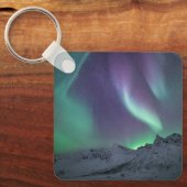 Porte-clés Paysage des aurores boréales (Recto)
