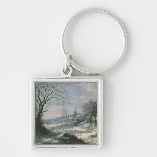 Porte-clés Paysage d'hiver (Devant)
