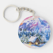 Porte-clés Paysage d'hiver (Devant)