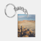 Porte-clés Paysage du désert avec photo de l'ombre (Devant gauche)