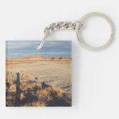Porte-clés Paysage du désert avec photo de l'ombre (Dos)