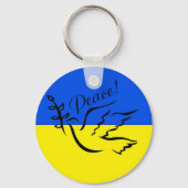 Porte-clés Paysage du drapeau ukrainien (Verso)