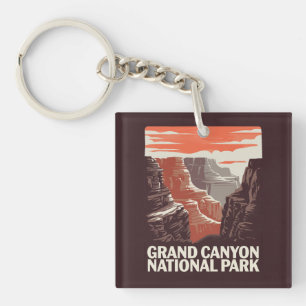 Porte-clés Paysage du parc national du Grand Canyon