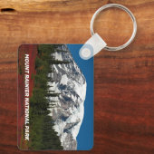 Porte-clés Paysage du parc national du Mont Rainier (Verso)