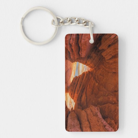 Porte-clés Paysage d'une grotte de grès érodé (Devant)