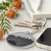 Porte-clés Paysage forestier de Hazy Photo (Devant Droit)