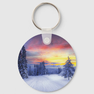 Porte-clés Paysage hivernal