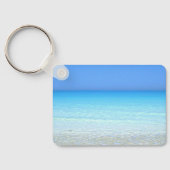 Porte-clés Paysage marin de couleur turquoise (Verso)