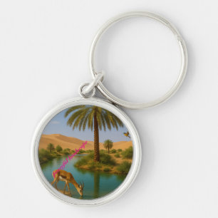 Porte-clés paysage paisible