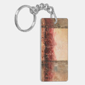 Porte-clés Paysage rouge Abstrait (Devant gauche)