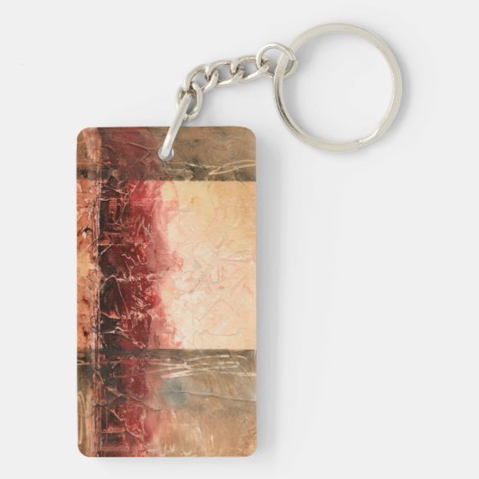 Porte-clés Paysage rouge Abstrait (Dos)
