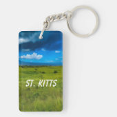 Porte-clés Paysage rural de Saint-Kitts (Dos)