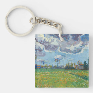 Porte-clés Paysage sous un ciel orageux Vincent Gogh