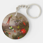 Porte-clés Paysage tropical avec dix colibris (Dos)