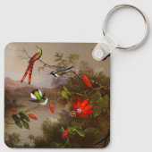 Porte-clés Paysage tropical avec dix colibris (Dos)