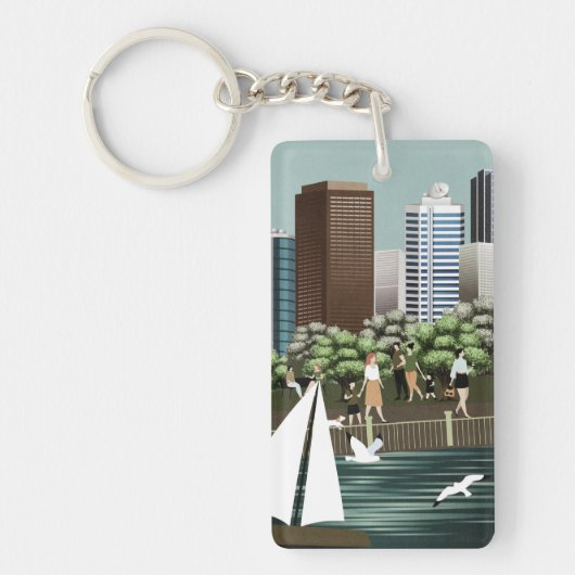 Porte-clés Paysage urbain (Devant)