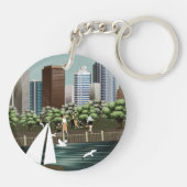 Porte-clés Paysage urbain (Dos)