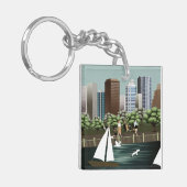 Porte-clés Paysage urbain (Devant gauche)