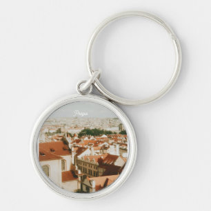 Porte-clés Paysage urbain de Prague Souvenir