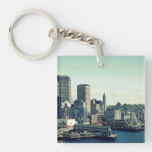 Porte-clés Paysage urbain de Seattle