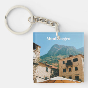 Porte-clés Paysage urbain du Monténégro