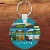 Porte-clés Paysages des Açores (Recto)