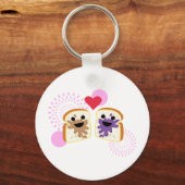 Porte-clés PB& J Love (Recto)
