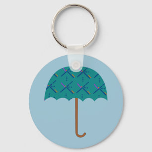 Porte-clés PDX Airport Carpet Umbrella Keychain
