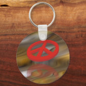 Porte-clés Peace 3D / reflexion (Recto)